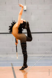 Eva au twirling bâton
